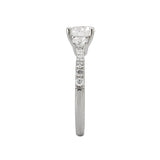 Romance 3 Stone Semi-Mount Diamond Ring