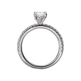 Romance Peg Head Semi-Mount Diamond Ring