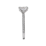 Romance Peg Head Semi-Mount Diamond Ring