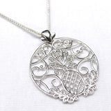 Southern Gates® Round Pineapple Scroll Pendant