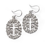 Southern Gates® Filigree Open Cross Earrings