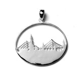Southern Gates® Charleston Skyline Engravable Pendant
