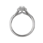 Romance Halo Diamond Ring