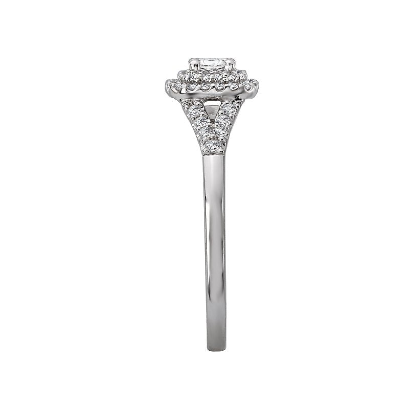 Romance Halo Diamond Ring