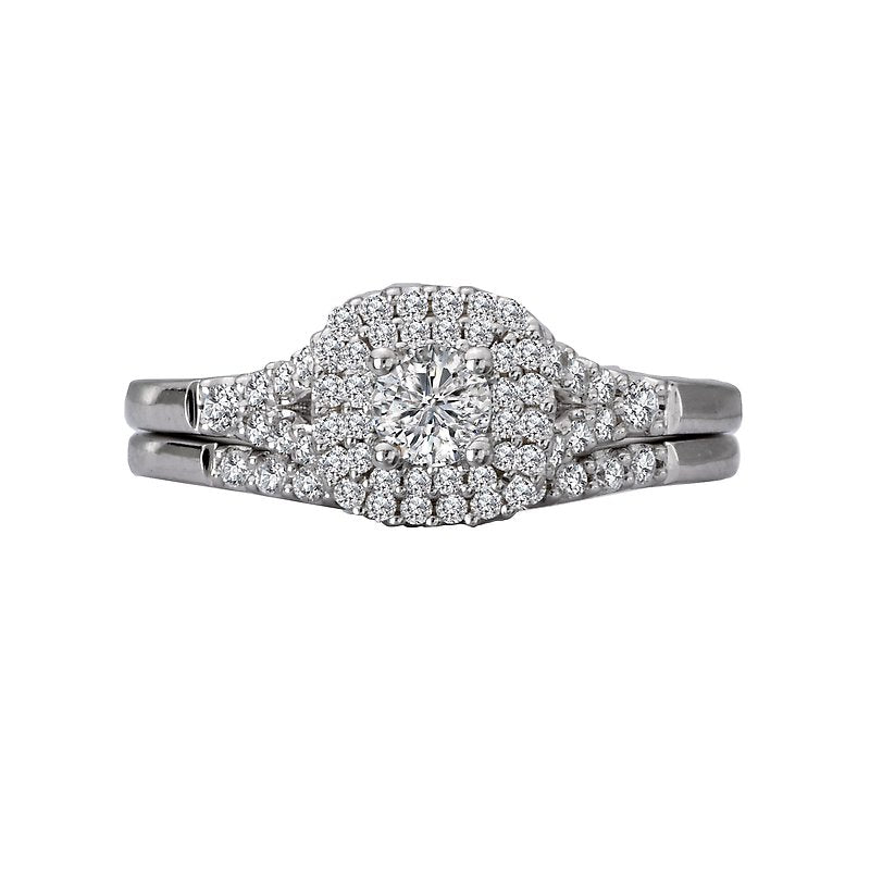 Romance Halo Diamond Ring