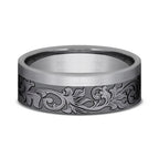 Tantalum 7mm Comfort-fit wedding band