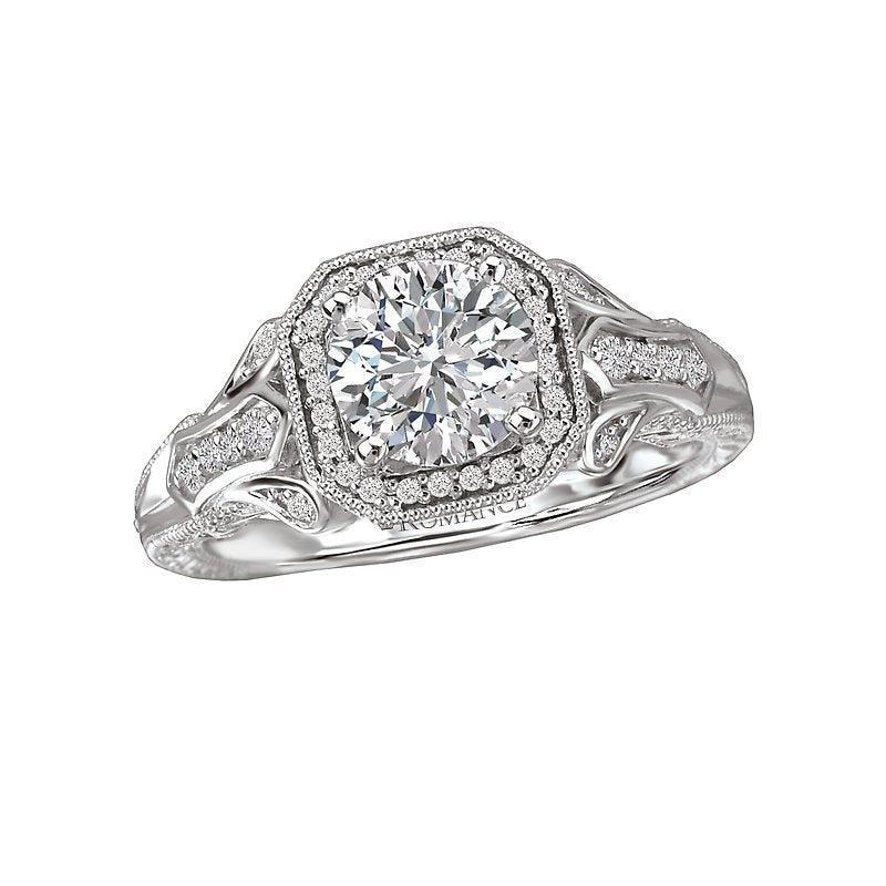 Romance Vintage Semi-Mount Diamond Ring