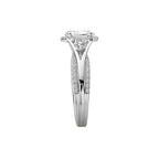 Romance Halo Semi-Mount Diamond Ring