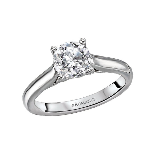 Romance Solitaire Semi-Mount Diamond Ring
