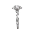 Romance Halo Semi-Mount Diamond Ring