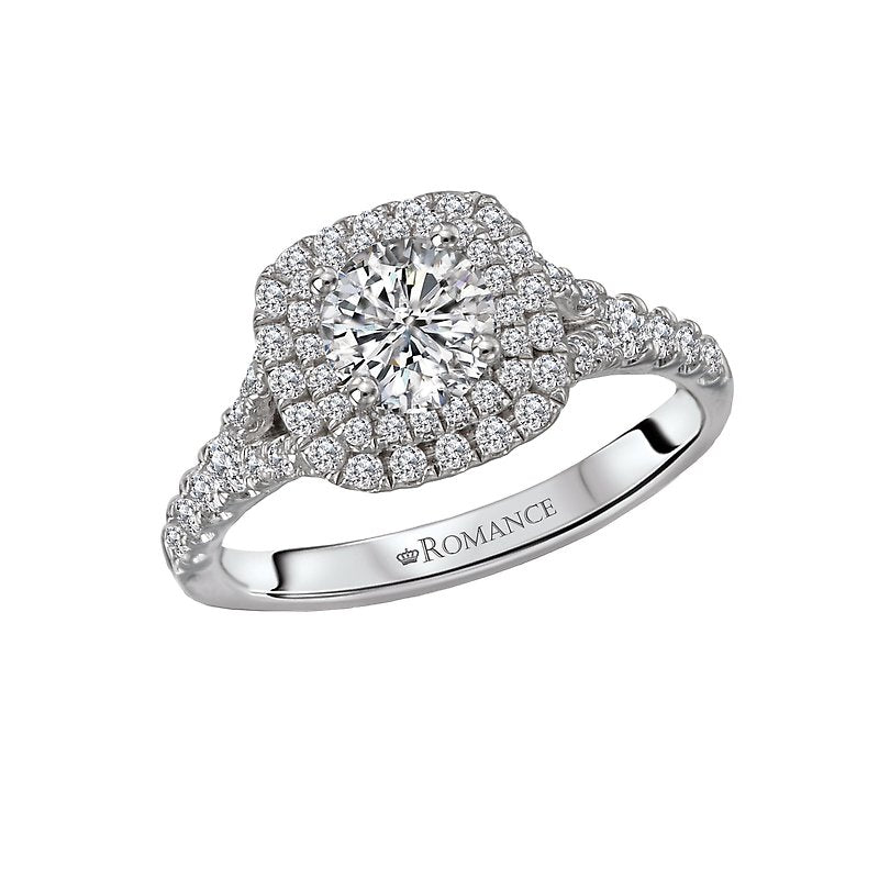 Romance Diamond Halo Ring