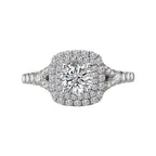 Romance Diamond Halo Ring