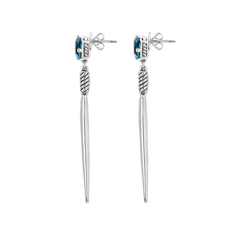 Eleganza Ladies Fashion Gemstone Earrings