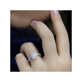 Romance Halo Semi-mount Diamond Ring