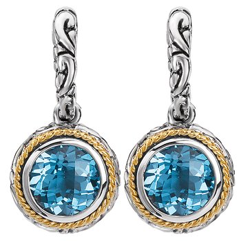 Eleganza Ladies Fashion Gemstone Earrings