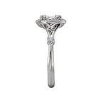 Romance Halo Semi-Mount Diamond Ring