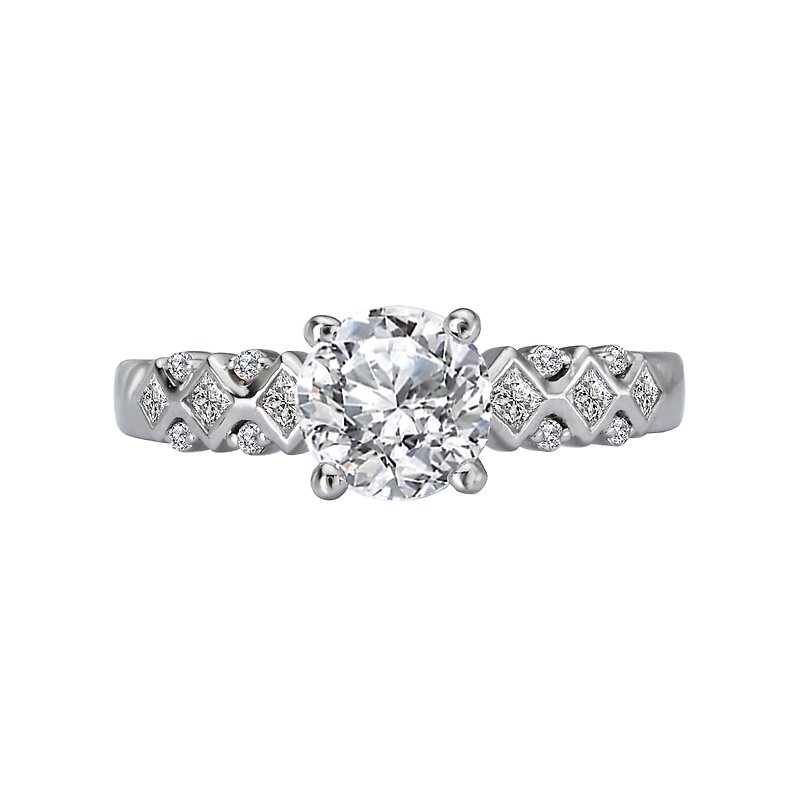 Romance Semi-Mount Diamond Ring