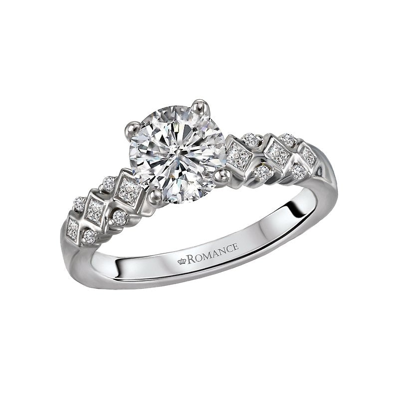 Romance Semi-Mount Diamond Ring