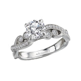 Romance Diamond Semi-mount Engagement Ring