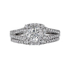 Romance Split Shank Semi-Mount Diamond Ring