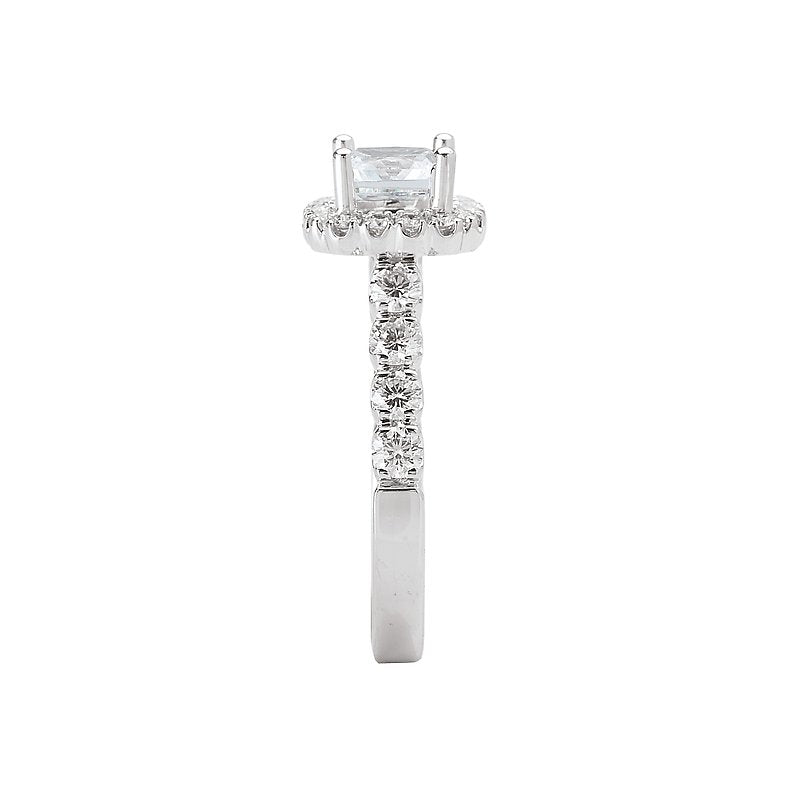 Romance Halo Semi-Mount Diamond Ring