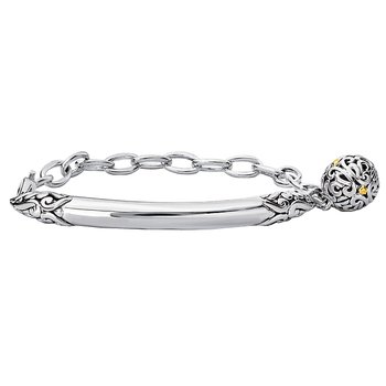 Eleganza Ladies Fashion Two-Tone Bracelet