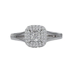 Romance Split Shank Semi-Mount Diamond Ring