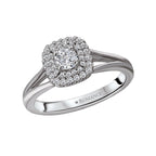 Romance Split Shank Semi-Mount Diamond Ring