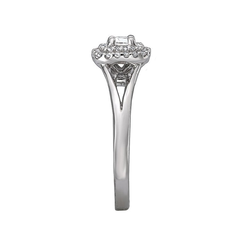 Romance Split Shank Semi-Mount Diamond Ring