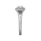 Romance Split Shank Semi-Mount Diamond Ring