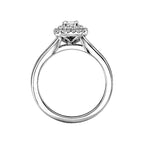 Romance Split Shank Semi-Mount Diamond Ring