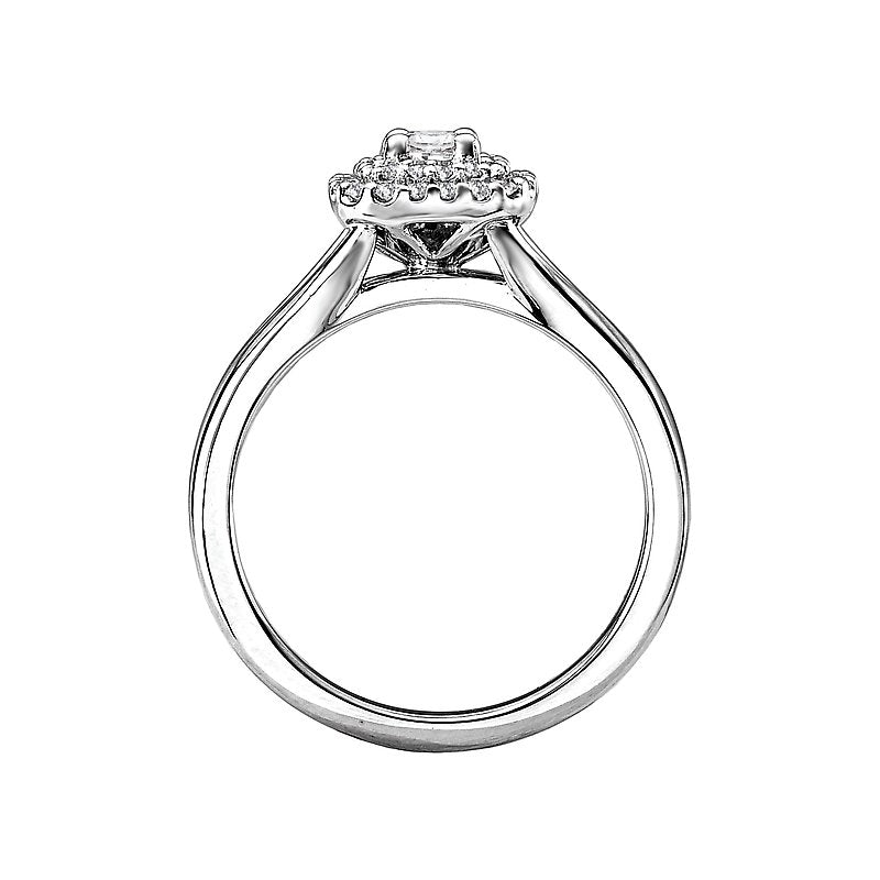 Romance Split Shank Semi-Mount Diamond Ring