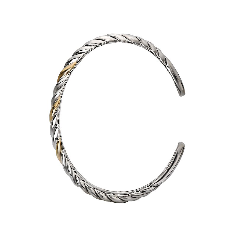 Eleganza Ladies Fashion Two-Tone Bangle