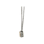 Eleganza Diamond and Gemstone Halo Pendant