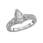 Romance Vintage Semi-Mount Diamond Ring