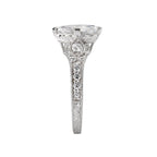 Romance Vintage Semi-Mount Diamond Ring