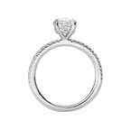 Romance Peg Head Semi-Mount Diamond Ring