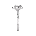 Romance Halo Semi-Mount Diamond Ring