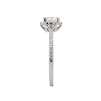 Romance Halo Semi-Mount Diamond Ring