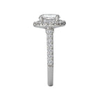 Romance Halo Semi-Mount Diamond Ring