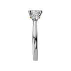 Romance 3 Stone Semi-Mount Diamond Ring