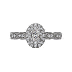 Romance Halo Diamond Ring