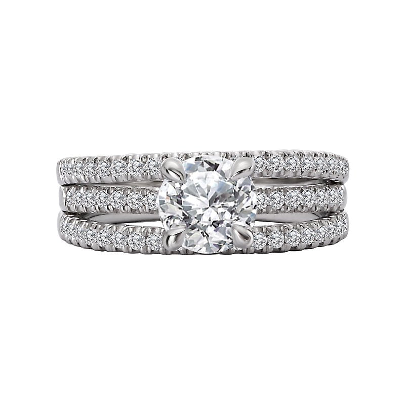 Romance Semi-Mount Diamond Engagement Ring