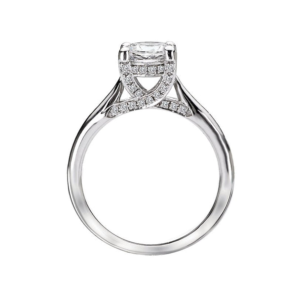 Romance Solitaire Semi-Mount Diamond Ring