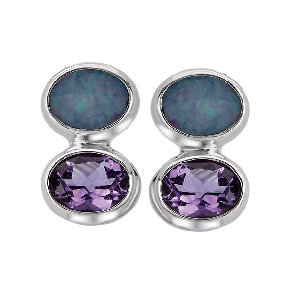 Eleganza Ladies Fashion Gemstone Earrings