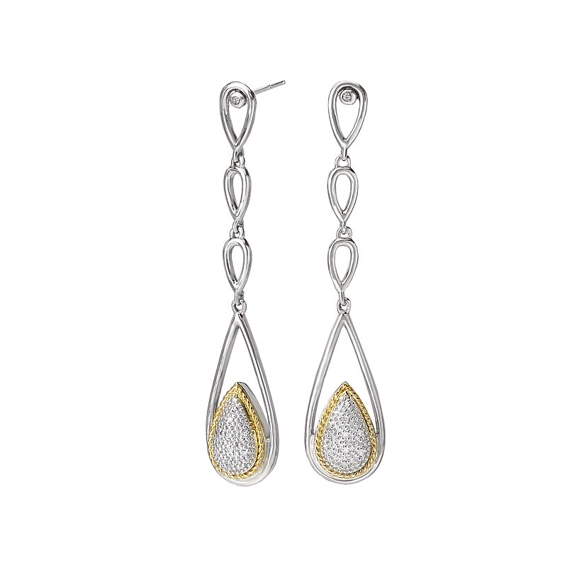 Eleganza Ladies Fashion Diamond Earrings