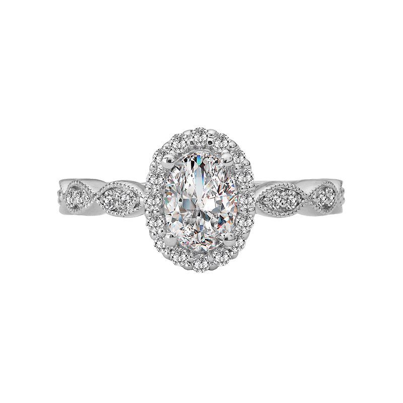 Romance Halo Semi Mount Ring