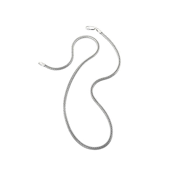 Eleganza Sterling Silver Fox Tail Chain