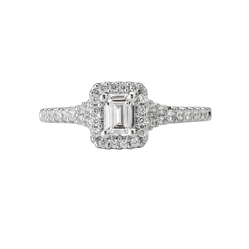 Romance Diamond Engagement Ring w/ Center