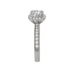 Romance Halo Semi-Mount Diamond Ring